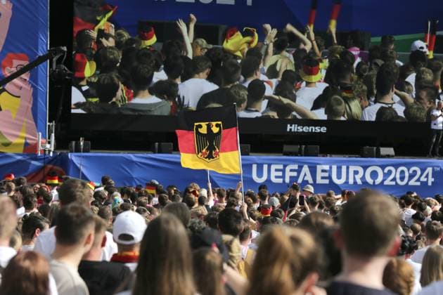19 06 2024 Dortmund, fan zone in Westfalenpark, also broadcast UEFA EURO2024 group match Germany vs. Hungary, final score 2 0