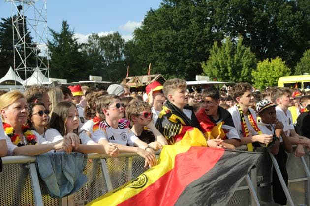 19 06 2024 Dortmund, fan zone in Westfalenpark, also broadcast UEFA EURO2024 group match Germany vs. Hungary, final score 2 0