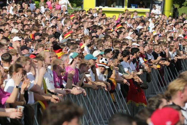 19 06 2024 Dortmund, fan zone in Westfalenpark, also broadcast UEFA EURO2024 group match Germany vs. Hungary, final score 2 0