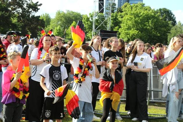 19 06 2024 Dortmund, fan zone in Westfalenpark, also broadcast UEFA EURO2024 group match Germany vs. Hungary, final score 2 0