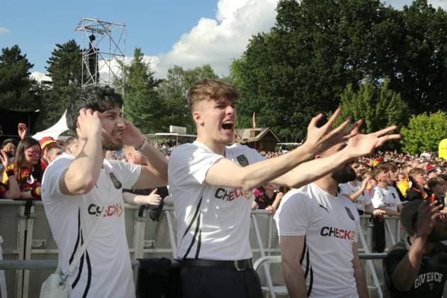 19 06 2024 Dortmund, fan zone in Westfalenpark, also broadcast UEFA EURO2024 group match Germany vs. Hungary, final score 2 0