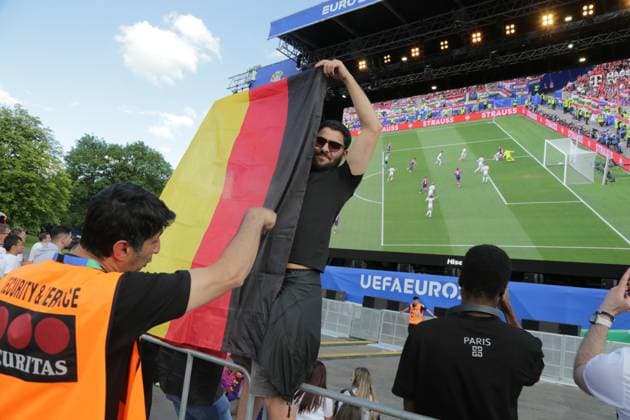 19 06 2024 Dortmund, fan zone in Westfalenpark, also broadcast UEFA EURO2024 group match Germany vs. Hungary, final score 2 0