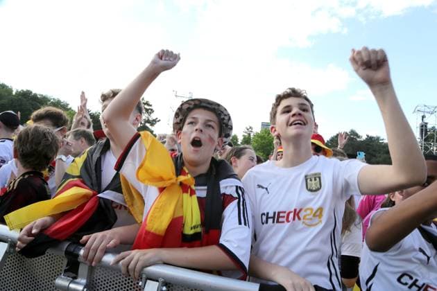 19 06 2024 Dortmund, fan zone in Westfalenpark, also broadcast UEFA EURO2024 group match Germany vs. Hungary, final score 2 0