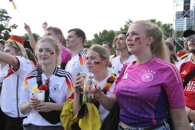 19 06 2024 Dortmund, fan zone in Westfalenpark, also broadcast UEFA EURO2024 group match Germany vs. Hungary, final score 2 0
