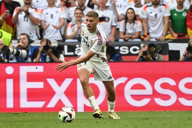Marton Dardai Hungary,24 Football, Men, Season 2023 24, Euro 20204 Group A 2 Matchday in Stuttgart, Germany Hungary, v l , 19 06 2024, Copyright: xMatthiasxKochx