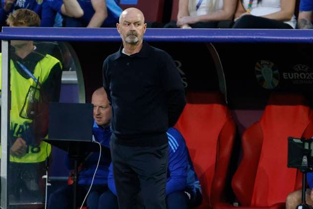 Scotland v Switzerland: Group A - UEFA EURO, EM, Europameisterschaft,Fussball 2024 Steve Clarke, Manager of Scotland on the side line during the UEFA EURO 2024 group stage match between Scotland and Switzerland at Cologne Stadium on June 19, 2024 in Cologne, Germany. Cologne Cologne Stadium Germany Germany Copyright: xRichardxSellers Sportsphoto APLx 14041527
