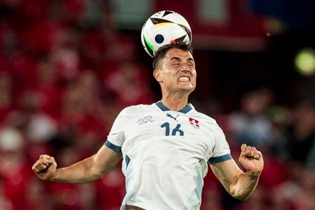 UEFA EURO 2024 Scotland Switzerland 19 06 2024 Vincent Sierro Switzerland, 16 UEFA EURO 2024 Scotland Switzerland Stadion Köln, Cologne on 19 06 2024 Copyright: xBEAUTIFULxSPORTS Meuselx