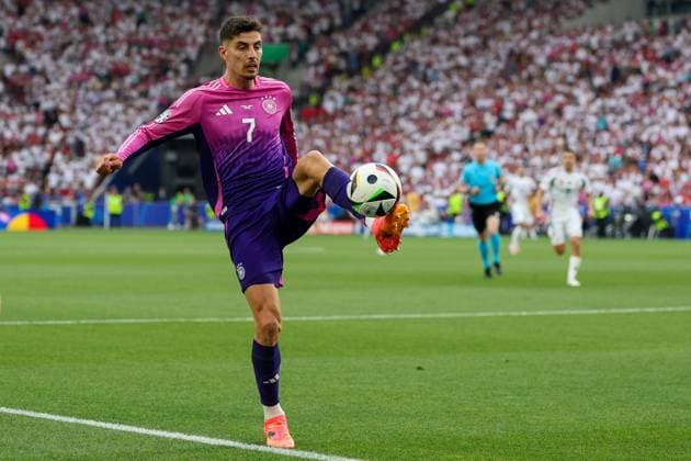 Kai Havertz 7 Germany , Germany vs Hungary, Football, UEFA Euro 2024, Group stage, Matchday 2, 19 06 2024 Stuttgart Baden Wuerttemberg Germany Copyright: xkolbert-press ChristianxKolbertx