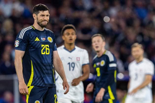 Scotland v Switzerland - UEFA EURO, EM, Europameisterschaft,Fussball 2024 Scott McKenna is playing during the UEFA Euro 2024 Group A match between Scotland v Switzerland, at the Cologne Stadium in Cologne, Germany, on June 19, 2024. Cologne Germany  Copyright: xAndrzejxIwanczukx originalFilename:iwanczuk-scotland240619_np4yL.jpg