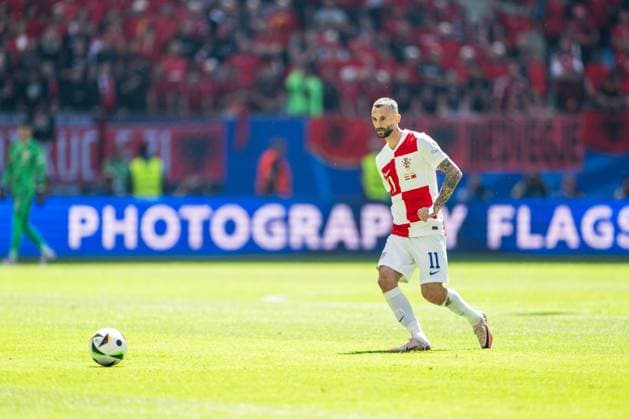 Croatia v Albania, UEFA EURO, EM, Europameisterschaft,Fussball 2024, Hamburg, Germany Hamburg, Germany. 19th, June 2024. Marcelo Brozovic (11) of Croatia seen during the UEFA Euro 2024 match in Group B between Croatia and the Albania at Volksparkstadion in Hamburg. Hamburg Germany  Copyright: xGonzalesxPhoto FrederikkexJensenx