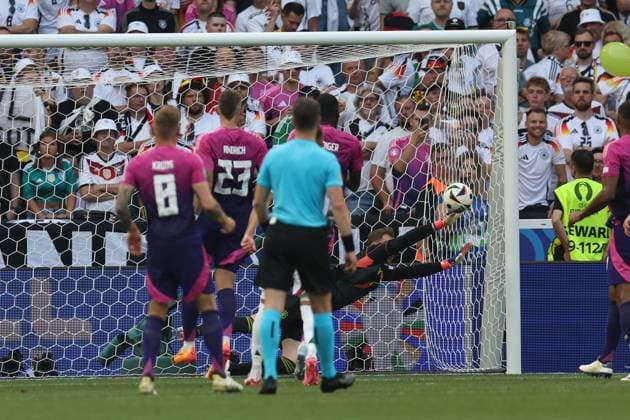 Manuel Neuer (Germany) during the UEFA EURO, EM, Europameisterschaft,Fussball Germany 2024 match between Germany 2-0 Hungary at Stuttgart Arena on June 19, 2024 in Stuttgart, Germany. Noxthirdxpartyxsales  (256971042)
