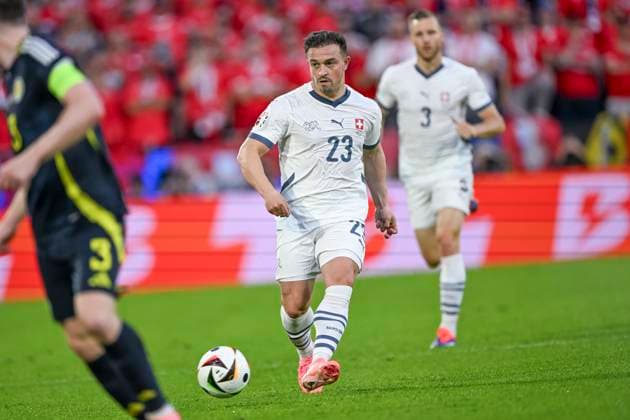 Xherdan Shaqiri (Switzerland) during the UEFA EURO, EM, Europameisterschaft,Fussball Germany 2024 match between Switzerland 1-1 Scotland at Cologne Stadium on June 19, 2024 in Cologne, Germany. Noxthirdxpartyxsales  (256971573)