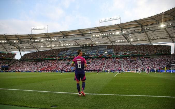BAU 19 06 2024 Stuttgart Football EM 2024 Germany vs Hungary, Feature Overview, front Joshua Kimmich GER
