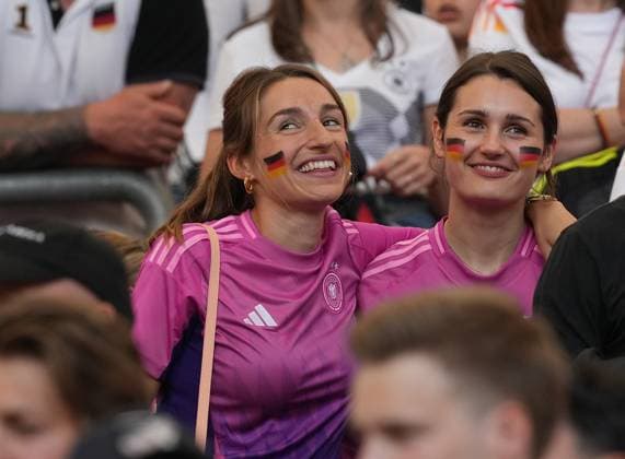 19 06 2024, Stuttgart Arena, Stuttgart, GER, EM UEFA 2024, Group A, Germany vs Hungary, in the picture Lena Wurzenberger, girlfriend of coach Julian Nagelsmann Germany Defodi 506 20240619 hbr 0842 Defodi-506