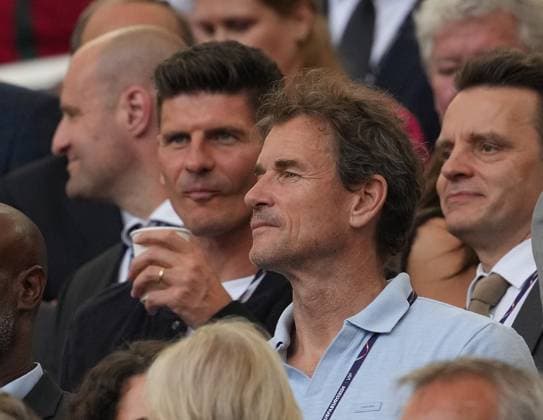 GER, EM UEFA 2024, Group A, Germany vs Hungary 19 06 2024, Stuttgart Arena, Stuttgart, GER, EM UEFA 2024, Group A, Germany vs Hungary, in the picture Mario Gomez, Jens Lehmann nordphotoxGmbHx xBratic nph00250