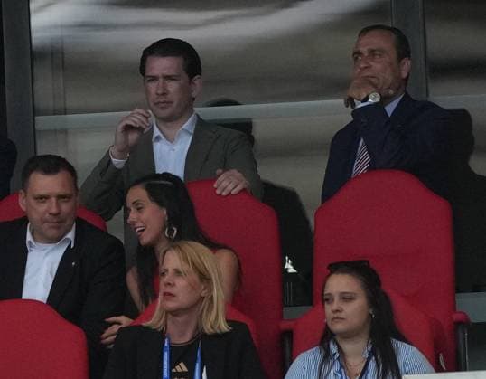 GER, EM UEFA 2024, Group A, Germany vs Hungary 19 06 2024, Stuttgart Arena, Stuttgart, GER, EM UEFA 2024, Group A, Germany vs Hungary, in the picture Austrias former chancellor Sebastian Kurz nordphotoxGmbHx xBratic nph00250