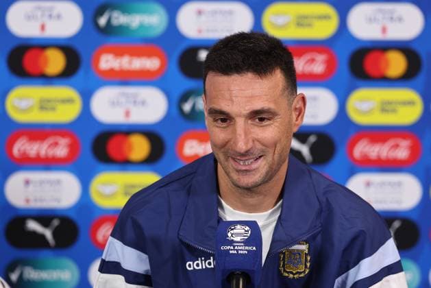 Argentina s head coach Lionel Scaloni during a press conference ahead the match against Canada for the Copa America USA 2024, group A, group stage, at Mercedes Benz stadium in Atlanta, on June 19, 2024 ATLANTA UNITED STATES Copyright: xALEJANDROxPAGNIx