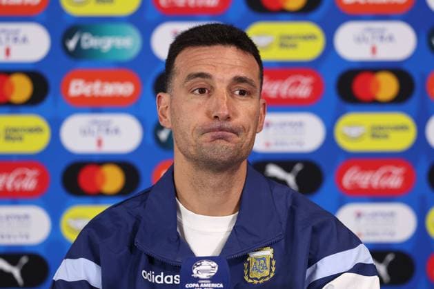 Argentina s head coach Lionel Scaloni during a press conference ahead the match against Canada for the Copa America USA 2024, group A, group stage, at Mercedes Benz stadium in Atlanta, on June 19, 2024 ATLANTA UNITED STATES Copyright: xALEJANDROxPAGNIx