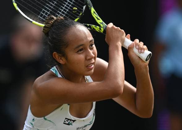 Leylah Fernandez of Canada in action during her second round match Rothesay Classic Birmingham, Day 3, Tennis, Edgbaston Priory Club, Birmingham, UK - 19 June 2024  Copyright: xAnnaxGowthorpe Shutterstockx 14543326ch