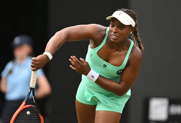 Sloane Stephens of the USA in action during her second round match Rothesay Classic Birmingham, Day 3, Tennis, Edgbaston Priory Club, Birmingham, UK - 19 June 2024  Copyright: xAnnaxGowthorpe Shutterstockx 14543326cr
