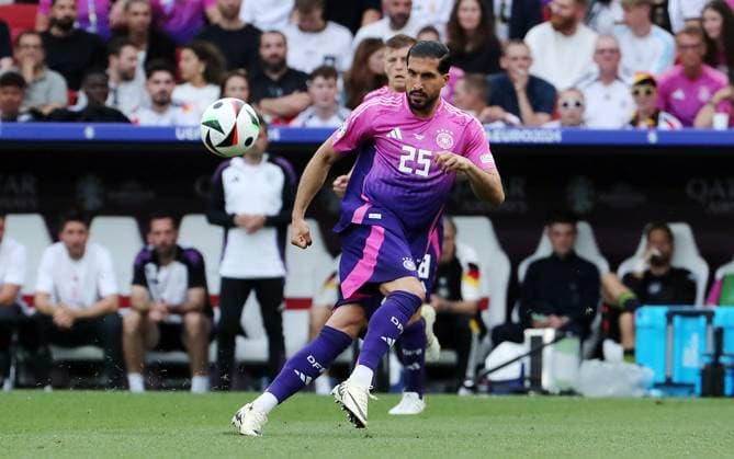 Emre Can single image cropping action sport soccer soccer European Championship Euro 2024 European Championship men season 2023 2024 19 06 2024 Germany GER vs Hungary HUN in Stuttgart DFL regulations prohibit any use of photographs as image sequences and or quasi video