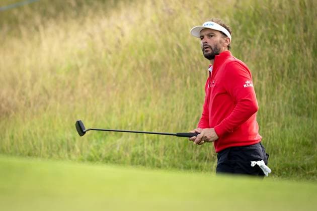 BADHOEVEDORP - Joost Luiten during the 104th edition of the KLM Open golf on The International golf course near Amsterdam. ANP SANDER KONING xVIxANPxSportx xxANPxIVx 501550643 originalFilename: 501550643.jpg