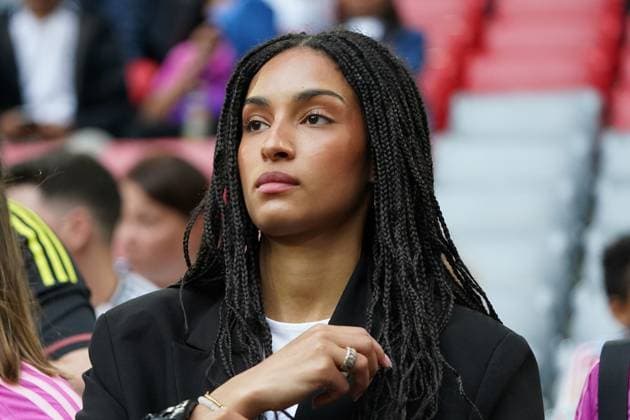 National team, football, UEFA Euro2024, EM 2024, Allianzarena, Munich, group phase, Group A, Germany Scotland Aaliyah, girlfriend Florian Wirtz, Germany action, single picture