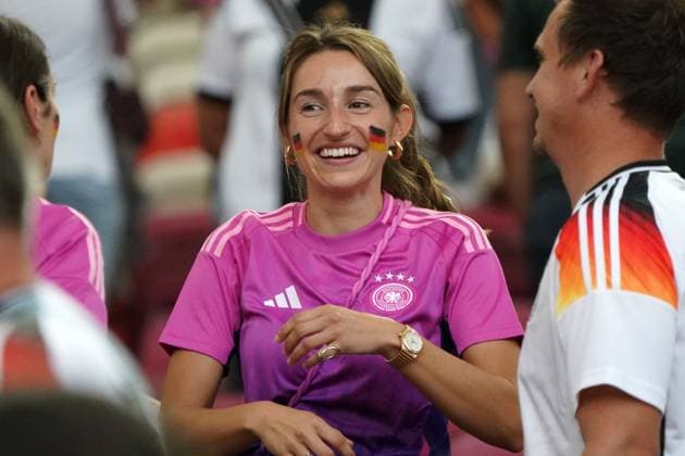 EURO 2024, Germany - Hungary, players wives in the stands