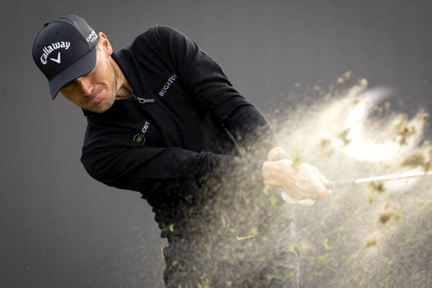 BADHOEVEDORP - Kristoffer Broberg ((SWE) during the 104th edition of the KLM Open golf on The International golf course near Amsterdam. ANP SANDER KONING xVIxANPxSportx xxANPxIVx 501553018 originalFilename: 501553018.jpg