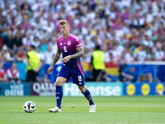 Toni Kroos Germany, 08 on the ball, GER, Germany GER vs Hungary HUN , European Football Championship, UEFA EURO 2024, Group A, Matchday 2, 19 06 2024 GER, Germany GER vs Hungary HUN , European Football Championship, UEFA EURO 2024, Group A, Matchday 2, 19 06 2024 Stuttgart Copyright: xEibner-Pressefoto Memmlerx EP_MMR