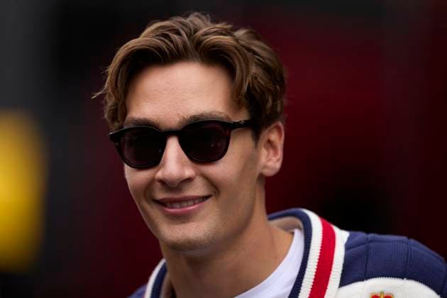 F1 Grand Prix of Spain - Previews George Russell of Great Britain and Mercedes AMG Petronas F1 Team looks on during previews ahead of the F1 Grand Prix of Spain at Circuit de Barcelona-Catalunya on June 20, 2024, in Barcelona, Spain. Barcelona Circuit de Barcelona-Catalunya Catalunya Spain RL_GPF1ESP24_00015 Copyright: xRicardoxLarreinax