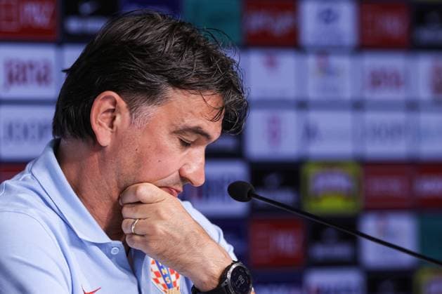 PXL_Zlatko Dalic press conference, PK, Pressekonferenz Zlatko Dalic, Head Coach of Croatia, speaks to the media in Neuruppin, Germany on 20. June 2024. LukaxStanzl PIXSELL