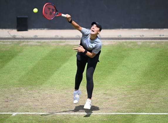 Anhelina Kalinina of Ukraine in action during her second round match Rothesay Classic Birmingham, Day 4, Tennis, Edgbaston Priory Club, Birmingham, UK - 20 June 2024  Copyright: xAnnaxGowthorpe Shutterstockx 14543327o