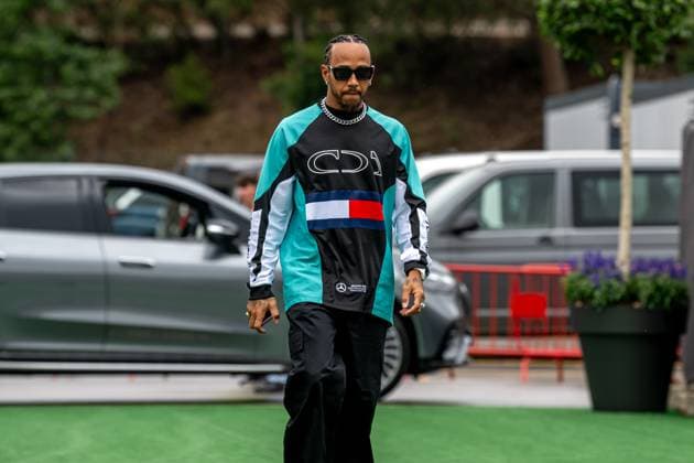 MONTMELO, SPAIN: Lewis Hamilton, racing for the Mercedes F1 team during the 2024 Formula 1 Spanish Grand Prix at the Circuit de Barcelona-Catalunya in Montmelo, Spain
