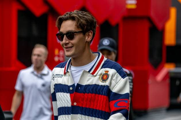MONTMELO, SPAIN: George Russell, racing for the Mercedes F1 team during the 2024 Formula 1 Spanish Grand Prix at the Circuit de Barcelona-Catalunya in Montmelo, Spain