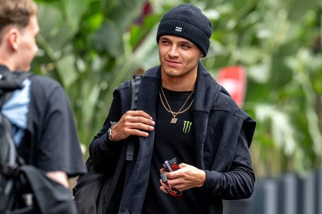 MONTMELO, SPAIN: Lando Norris, racing for the McLaren F1 team during the 2024 Formula 1 Spanish Grand Prix at the Circuit de Barcelona-Catalunya in Montmelo, Spain