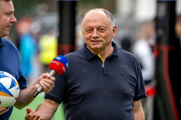 MONTMELO, SPAIN: Frederic Vasseur, racing for the Ferrari team during the 2024 Formula 1 Spanish Grand Prix at the Circuit de Barcelona-Catalunya in Montmelo, Spain