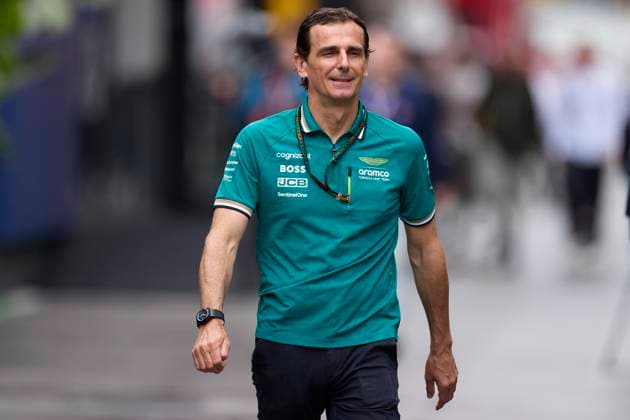 F1 Grand Prix of Spain - Previews Pedro de La Rosa of Spain and Aston Martin Aramco F1 Team looks on during previews ahead of the F1 Grand Prix of Spain at Circuit de Barcelona-Catalunya on June 20, 2024, in Barcelona, Spain. Barcelona Circuit de Barcelona-Catalunya Catalunya Spain RL_GPF1ESP24_00041 Copyright: xRicardoxLarreinax