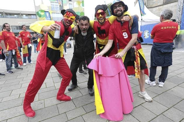 EURO 2024, Spain - Italy, Fans before the match