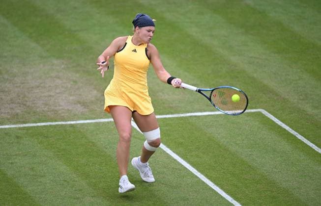 Diana Shnaider in action during her second round match Rothesay Classic Birmingham, Day 4, Tennis, Edgbaston Priory Club, Birmingham, UK - 20 June 2024  Copyright: xAnnaxGowthorpe Shutterstockx 14543327ae
