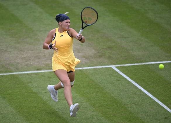 Diana Shnaider in action during her second round match Rothesay Classic Birmingham, Day 4, Tennis, Edgbaston Priory Club, Birmingham, UK - 20 June 2024  Copyright: xAnnaxGowthorpe Shutterstockx 14543327af