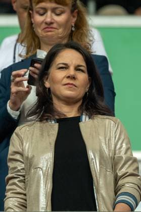 Annalena Baerbock Foreign Minister Germany , GER, Slovenia SVN vs Serbia SRB , European Football Championship, UEFA EURO 2024, Group E, Matchday 2, 20 06 2024, GER, Slovenia SVN vs Serbia SRB , European Football Championship, UEFA EURO 2024, Group E, Matchday 2, 20 06 2024 Munich Copyright: xEibner-Pressefoto SaschaxWaltherx EP_SWA