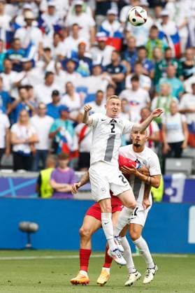 MUNCHEN, 20-06-2024, Allianz Arena. European Football Championship Euro2024, Group stage match no.18 between Slovenia and Serbia, Slovenia player Zan Karnicnik Slovenia - Serbia (Euro2024)  x25540855x Copyright: