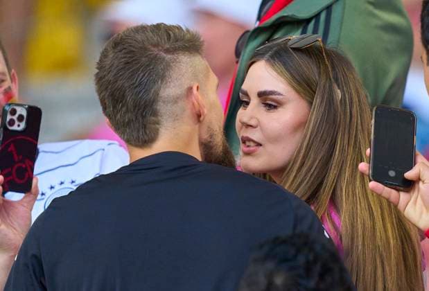Alicia Andrich, wife of Robert Andrich, DFB23 in the group stage match GERMANY - HUNGARY 2-0 of the UEFA European Championships 2024 on Jun 19, 2024 in Stuttgart, Germany.