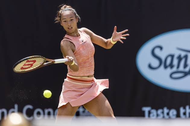 Ecotrans Ladies Open Berlin 2024 - Day 4 Qinwen Zheng is participating in the ecotrans Ladies Open, WTA, Tennis Damen 500 tournament in Berlin, Germany, on June 20, 2024. Berlin Germany  Copyright: xFotoxOlimpikx originalFilename:jastrzebowski-ecotrans240620_npJi0.jpg