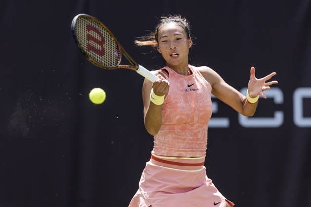 Ecotrans Ladies Open Berlin 2024 - Day 4 Qinwen Zheng is participating in the ecotrans Ladies Open, WTA, Tennis Damen 500 tournament in Berlin, Germany, on June 20, 2024. Berlin Germany  Copyright: xFotoxOlimpikx originalFilename:jastrzebowski-ecotrans240620_np4O9.jpg