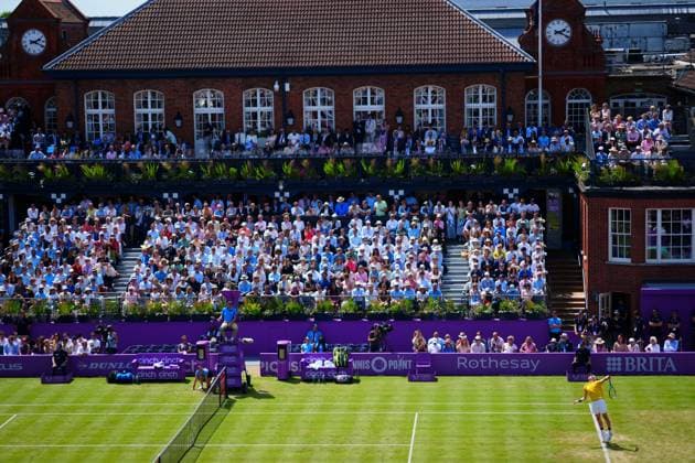 Jack Draper in second round action Cinch Championships, Day 4, Tennis, Queen s Club, London, UK - 20 June 2024  Copyright: xJavierxGarcia Shutterstockx 14543333h