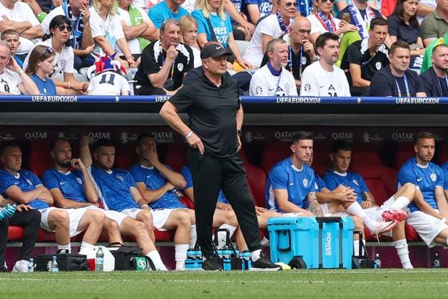 Head Coach Matjaz Kek Slovenia , Slovenia vs Serbia Football, UEFA Euro 2024, Group stage, Matchday 2, 20 06 2024 Munich Bavaria Germany Copyright: xkolbert-press ChristianxKolbertx
