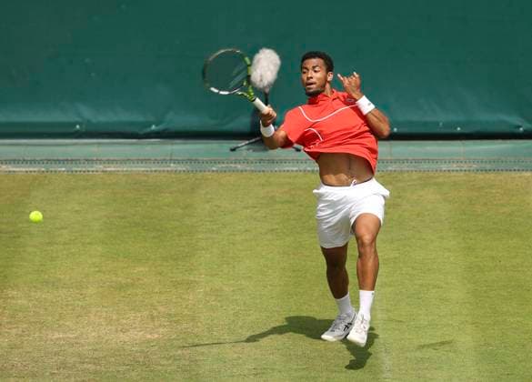 photo Arthur FILS FRA plays tomorrow in the quarter-finals against ZVEREV Tennis Tournament Terra Wortmann Cup at Gerry Weber Sportpark OWL Arena in Halle Westfalen Thu 20 06 2024