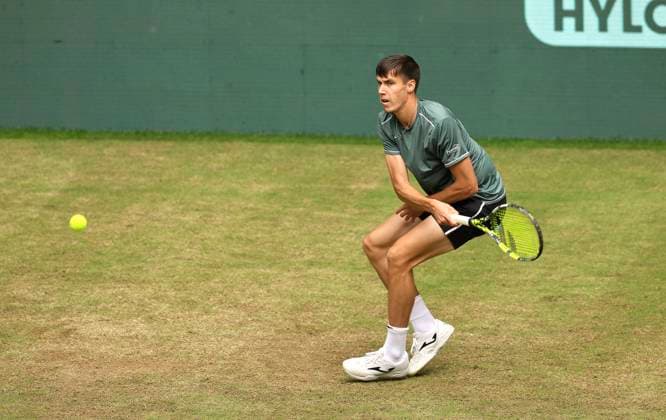 photo Fabian MAROZSAN HUN Tennis Tournament Terra Wortmann Cup at Gerry Weber Sportpark OWL Arena in Halle Westfalen Thu 20 06 2024